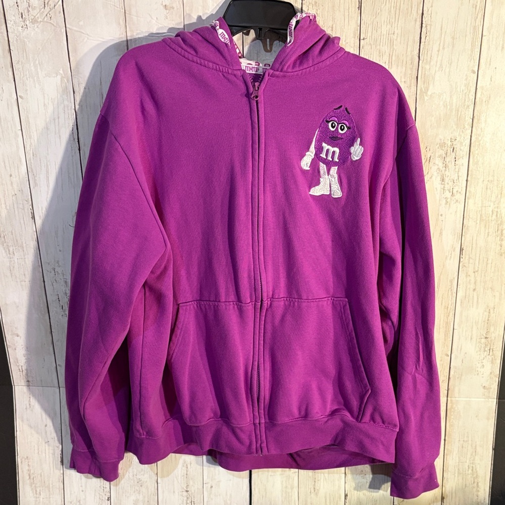 M&M'S Purple Zip-Up Hoodie